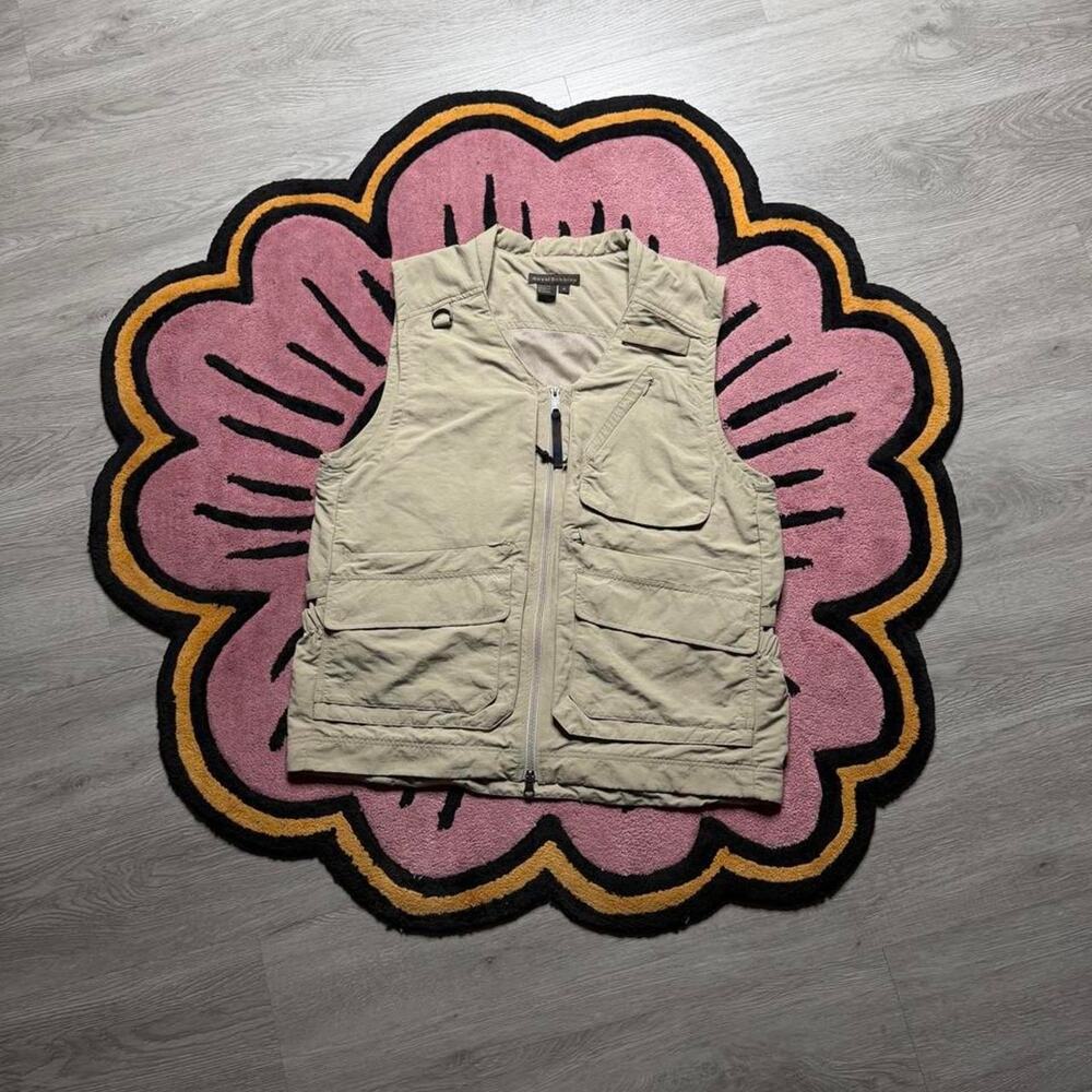Vintage Y2K Royal Robbin’s Outdoor Utility Fishing Vest Size Medium Tan